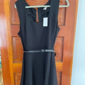 NWT Banana Republic 16T sleeveless fit and flare belted dress